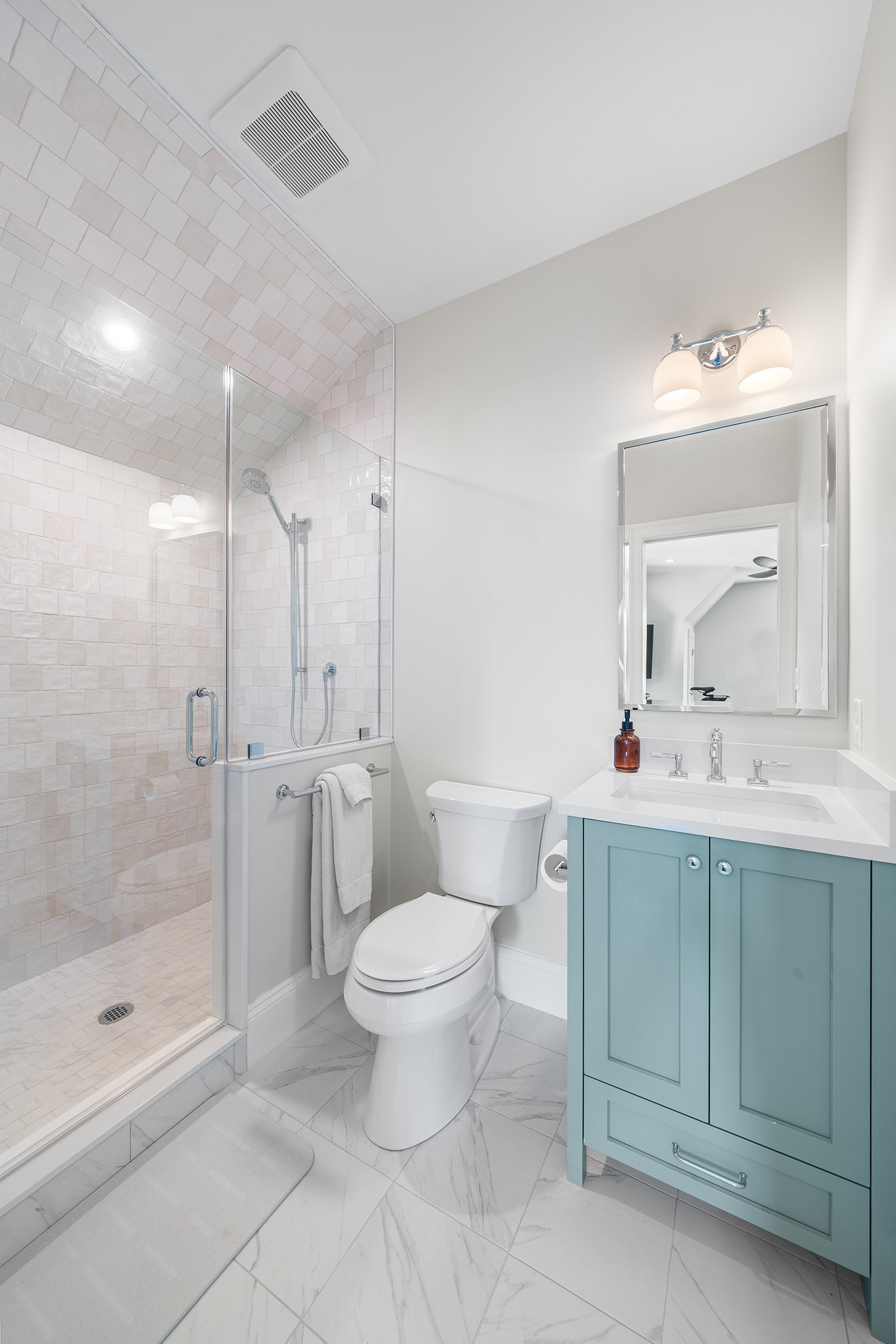 Domers Construction - Integrated and transformed unfinished garage and basement into indoor play area, mudroom, home gym, home brew bar, office, bathroom and bedroom