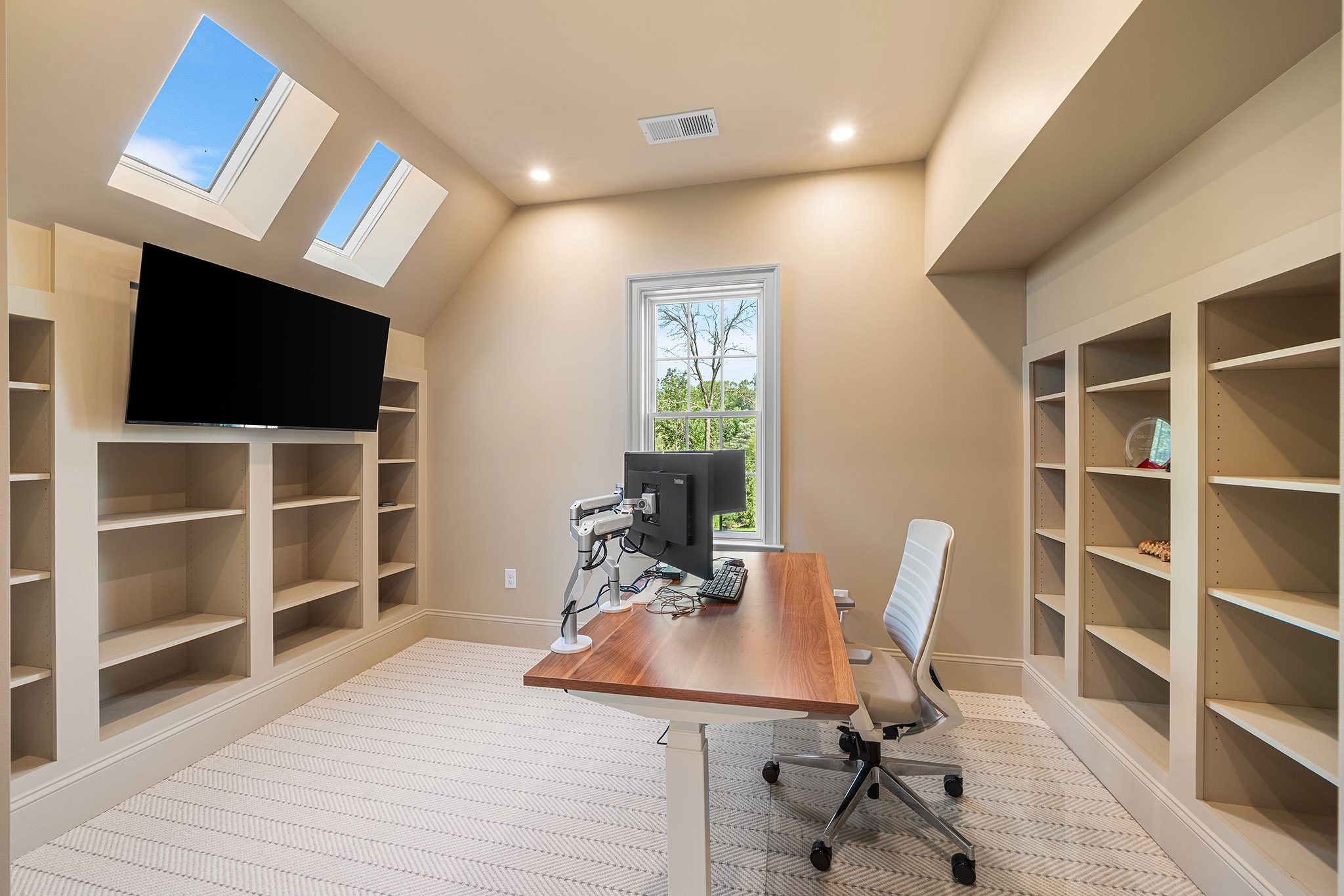 Domers Construction - Integrated and transformed unfinished garage and basement into indoor play area, mudroom, home gym, home brew bar, office, bathroom and bedroom